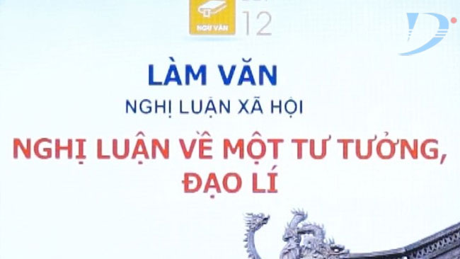 gia sư luyện thi môn văn nghị luận xã hội