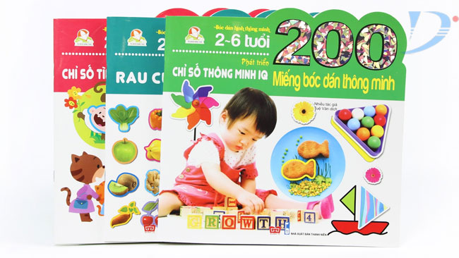 sách 200 miếng dán thông minh