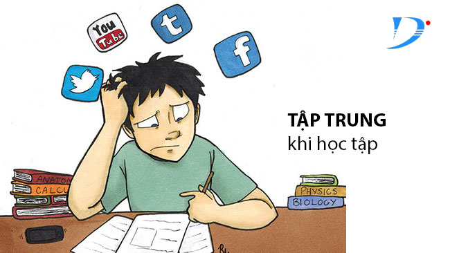 tập trung hơn khi học tập